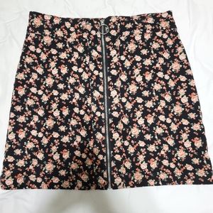 NWT Forever 21 floral A-line mini skirt + women's S